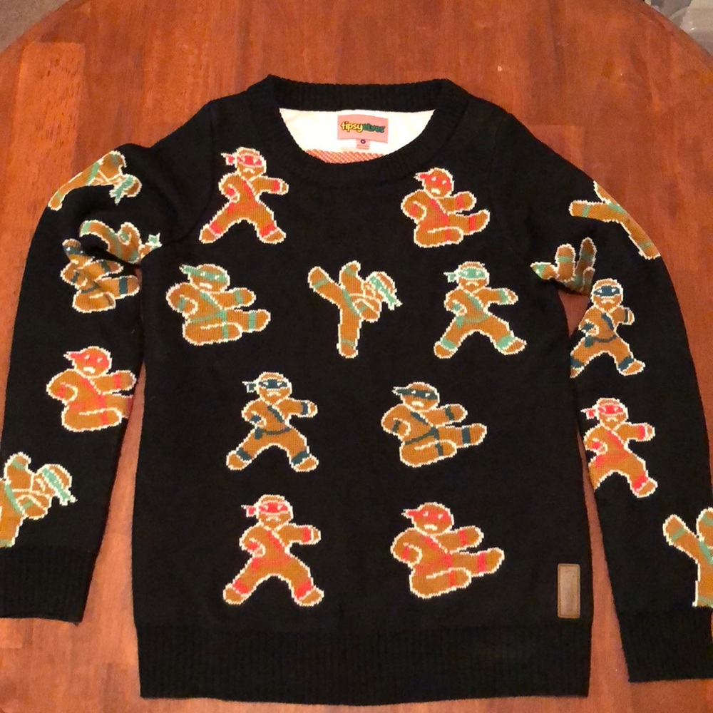 Tipsy Elves Ginga Ninja Ugly Christmas Sweater